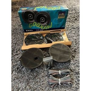 Polk Ex Series ll Ex502a Coaxial Car Stereo Speakers New